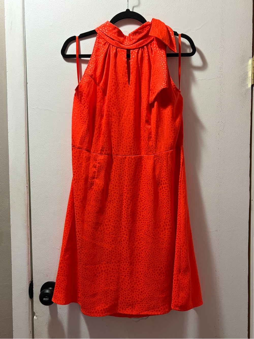 Glamour One-Shoulder Orange A-Line Dress